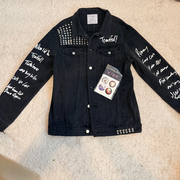 Celebrity Pink Jackets & Blazers - Pink CONCERT - Trustfall Tour collectors item jacket
